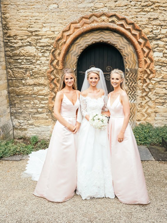 Lovely bridesmaids for Camilla Blandford wedding wearing Emma Victoria Payne dresses
