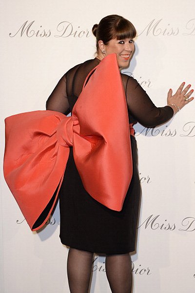 Джоана Васконселос на открытии выставки Miss Dior