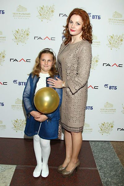 Екатерина Вуличенко с дочкой