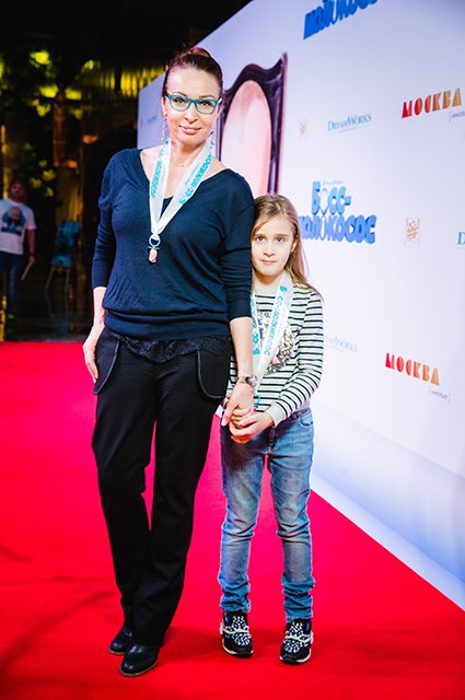 Евгения Попова с дочерью