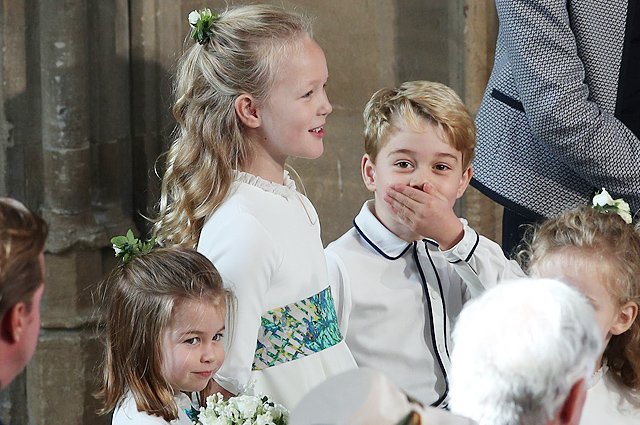 Принцесса Шарлотта, Саванна Филлипс и принц Джордж