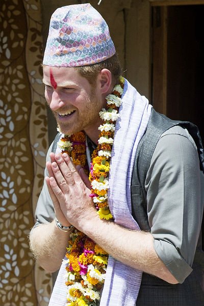 Принц Гарри в Непале