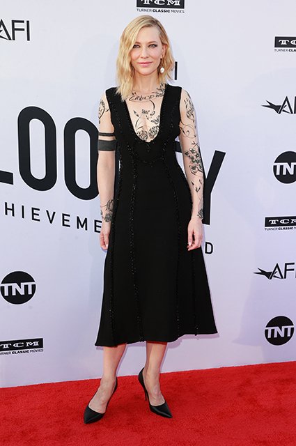 Кейт Бланшетт в платье Aouadi Couture в 2018 году