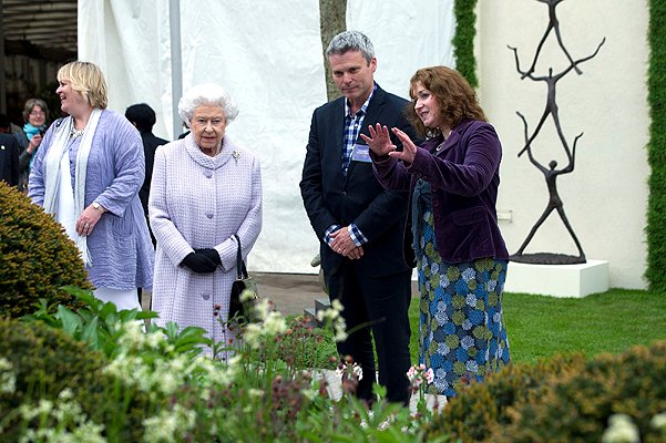 королевская семья на chelsea flower show