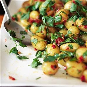 Baby Potato and Pepper Salad