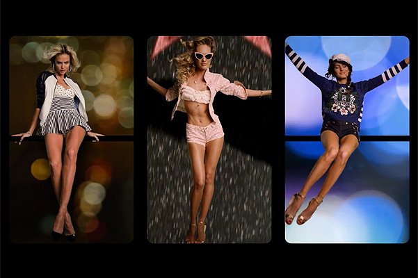 Наташа Поли, Кэндис Свэйнпол и Изабели Фонтана в видеоролике Juicy Couture