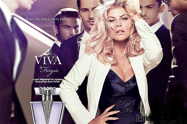 Ферджи в рекламе парфюма Viva by Fergie