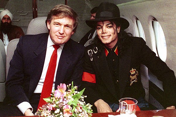 Дональд Трамп и Майкл Джексон