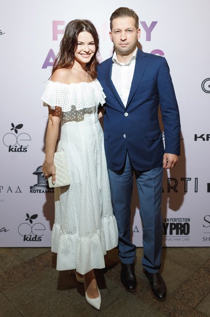 Анна Пескова с мужем Дмитрием