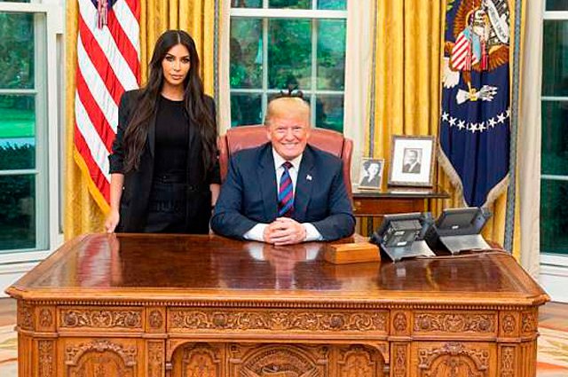 Ким Кардашьян и Дональд Трамп