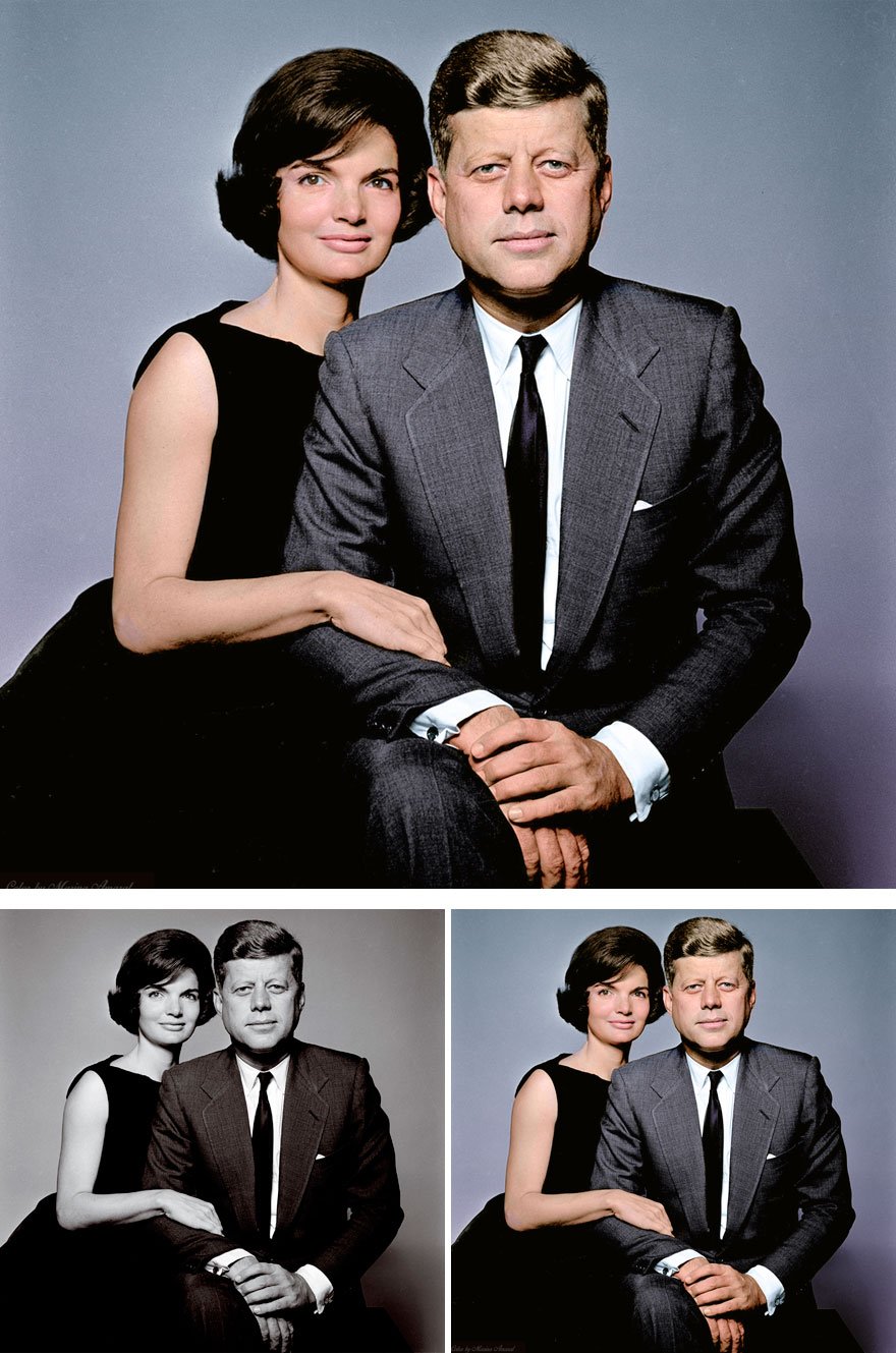 Джон и Жаклин Кеннеди.