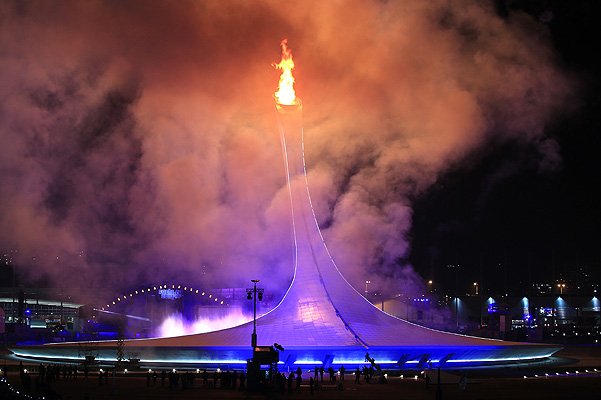 Олимпийский огонь в сочи