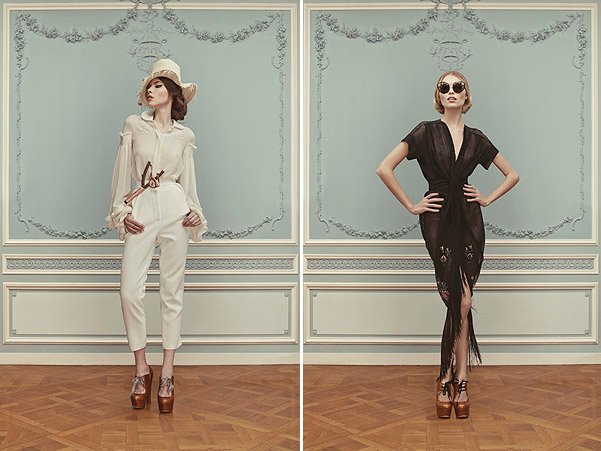 Кадры из лукбука Ulyana Sergeenko Couture весна-лето 2013