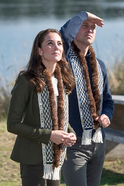 Кейт Миддлтон и принц Уильям в Канаде. Фото Артура Эдвардса