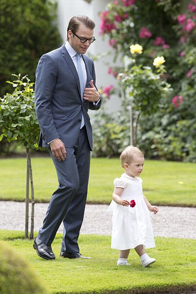 Шведский принц Даниэль с принцессой Эстель
