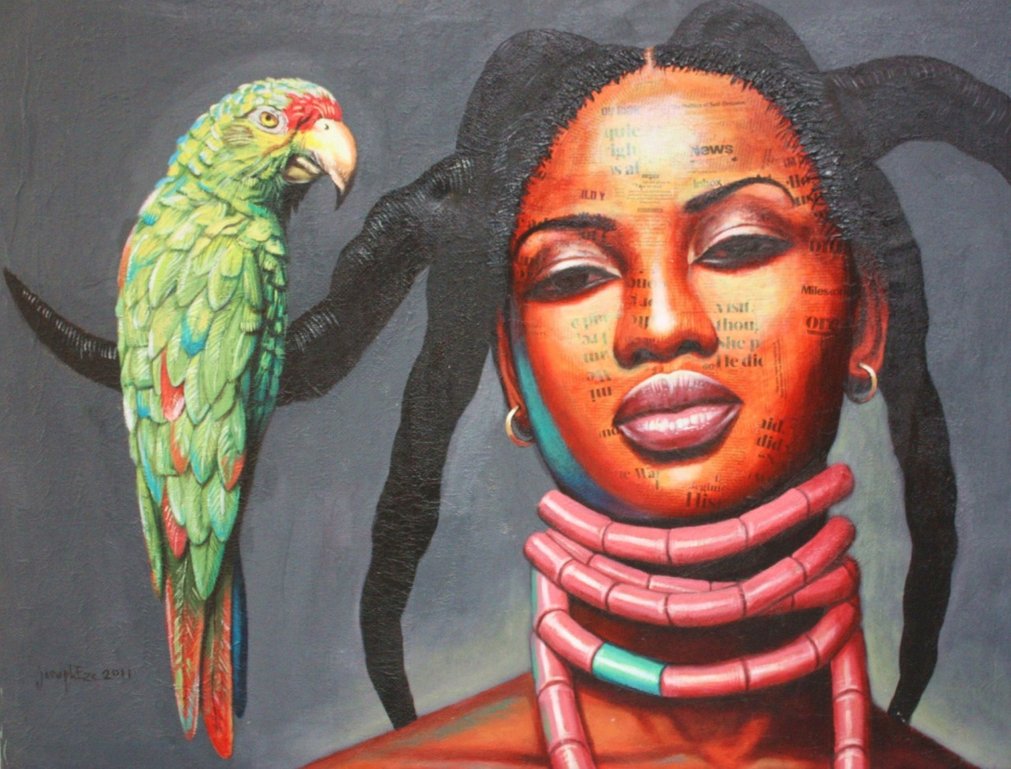 Nigeria Joseph Eze contemporary african artist artblackafrica •