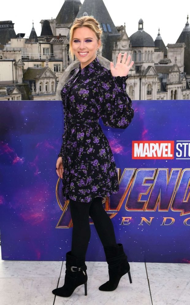 Scarlett Johansson - 'Avengers Endgame' Photocall in London