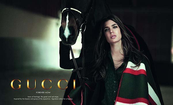 Вечность мгновения: Шарлотта Казираги в рекламной кампании Gucci 2