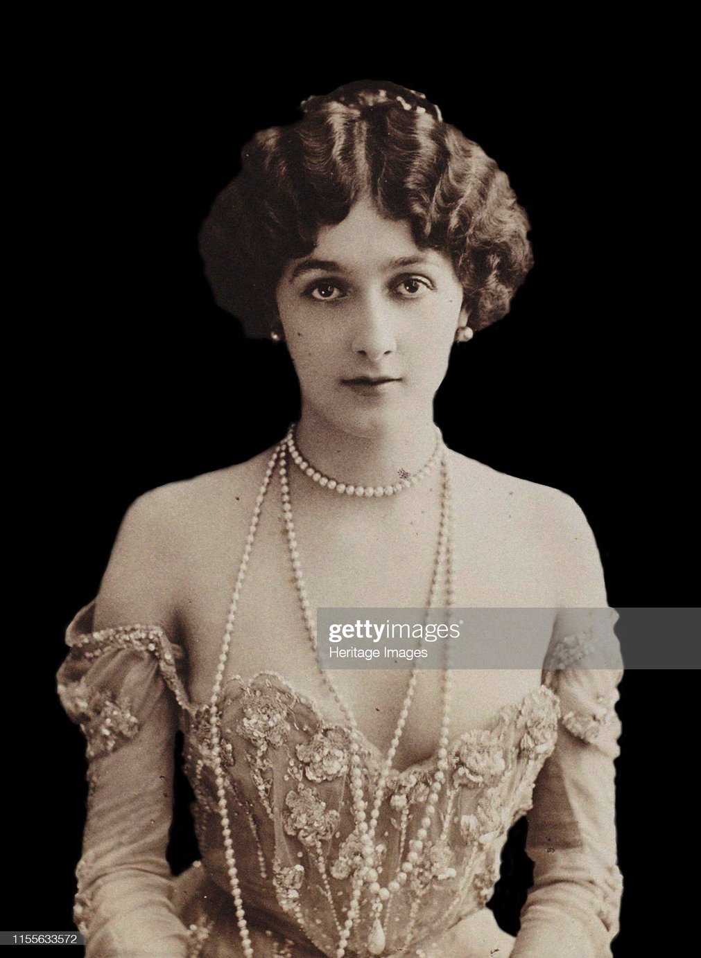 Portrait Of The Opera Singer Lina Cavalieri (1874-1944) Creator: Photo Studio Reutlinger : News Photo