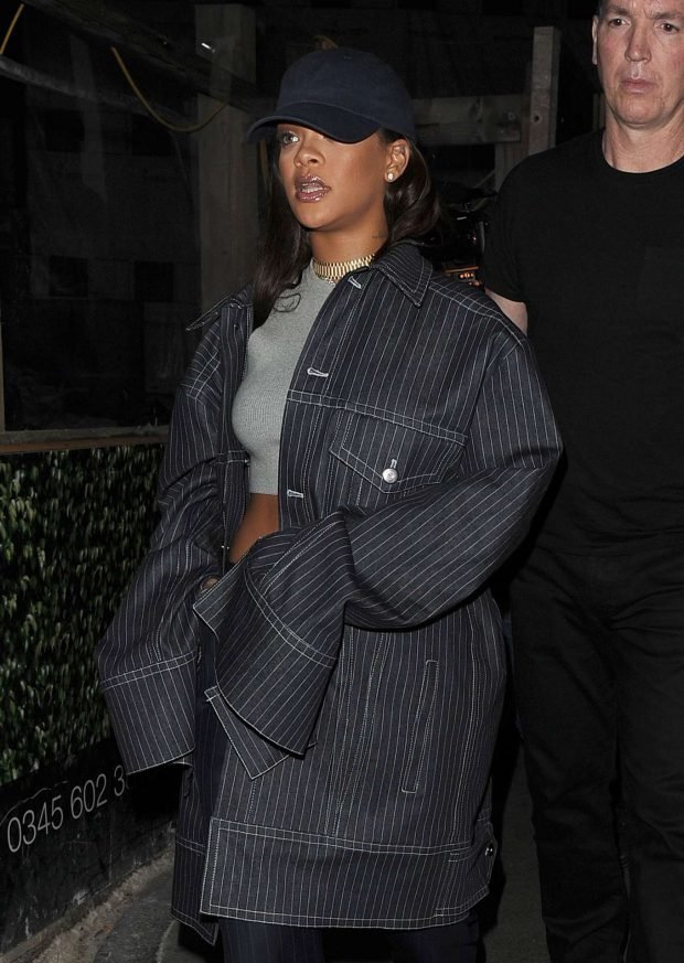 Rihanna - Arrives at Tape Nightclub in Mayfair