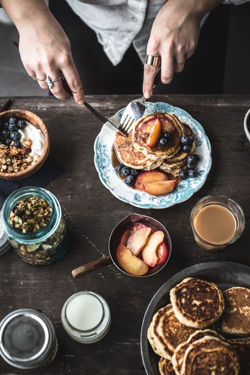 Sunday Morning Breakfast or Brunch! Are you having a sweet moment like this? Share yours today, follow the links in the desсription! #breakfast #pancakes #yummy: 