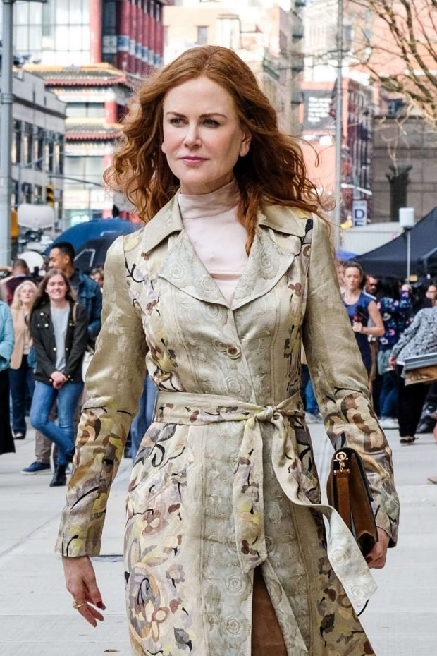 Nicole Kidman - Films 'The Undoing' in Manhattan