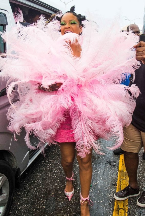 Rihanna 2019 : Rihanna in Pink at Kadooment Day Parade-02