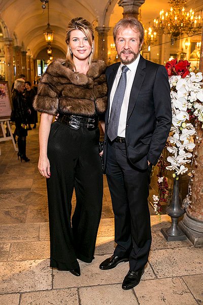 Андрей Деллос с женой Евгенией на гала-ужине центра эстетики