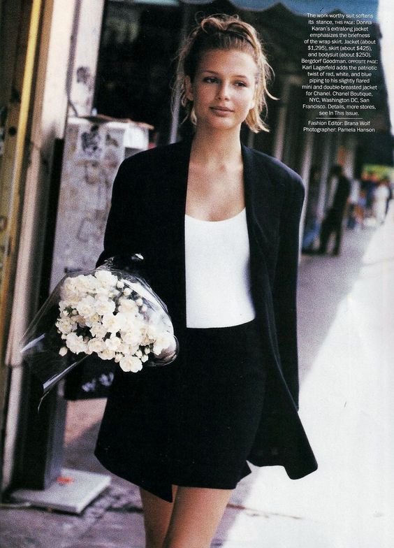 Bridget Hall & Niki Taylor | Photography by Pamela Hanson | For Vogue Magazine US | February 1994