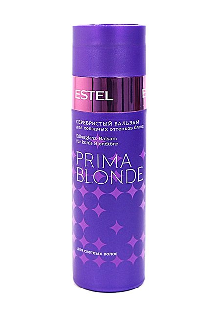 Серебристый бальзам для холодных оттенков блонд, Estel Prima Blonde