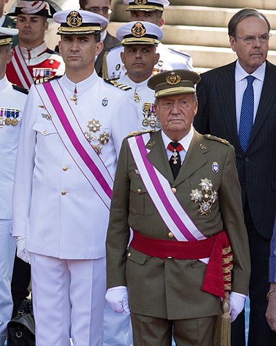 Принц Филипе и Хуан Карлос I 