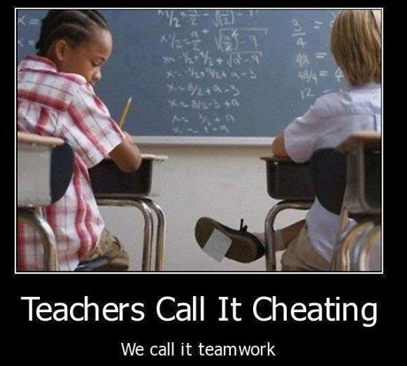 cheating teamwork