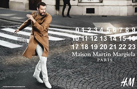 Рекламная кампания коллаборации H&M и Maison Martin Margiela