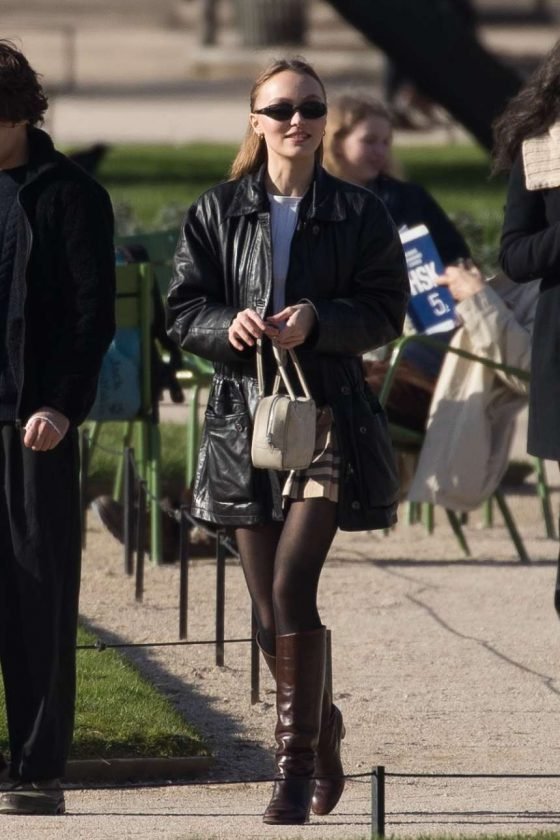 Lily Rose Depp: Out in Paris -02