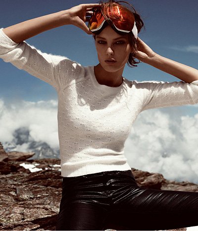 Дарья Вербова в рекламе зимней коллекции H&M