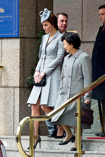 Герцогиня Кэтрин с супругой президента Сингапура Мэри Тан