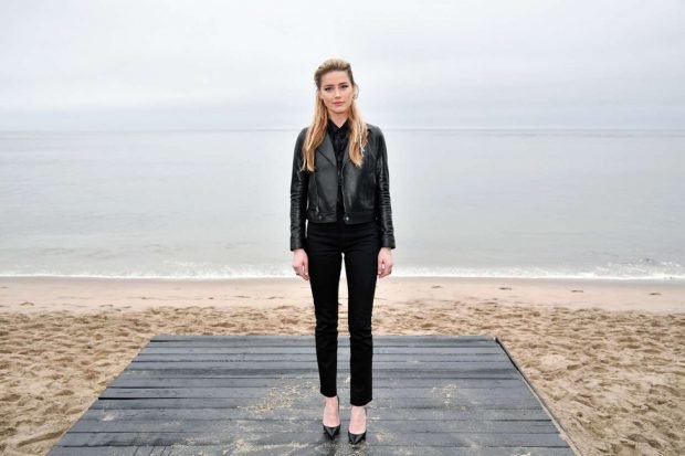 Amber Heard: Saint Laurent Mens SS 20 Show photocall in Malibu -04