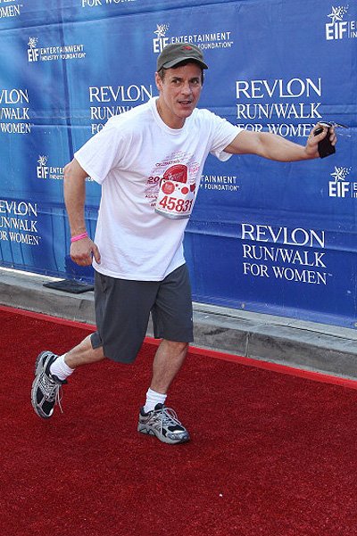 Халле Берри на благотворительном марафоне