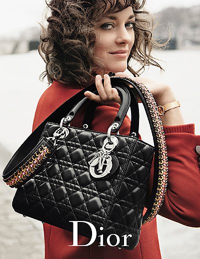 Марион Котийяр в рекламной кампании Lady Dior 