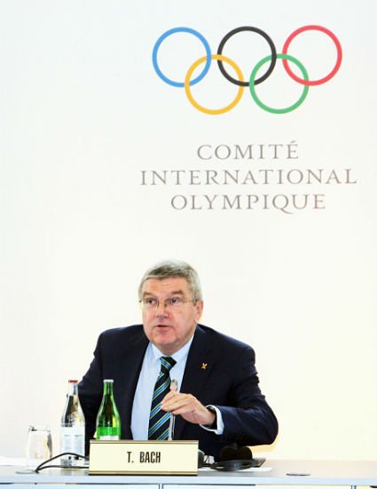 Президент Международного олимпийского комитета Томас Бах 
