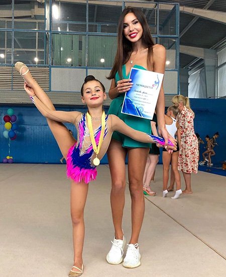 Оксана Самойлова с дочерью Ариелой