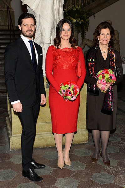 Принц Карл Филипп, принцесса София и королева Сильвия