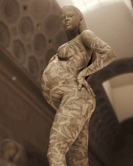 Статуя Рианны