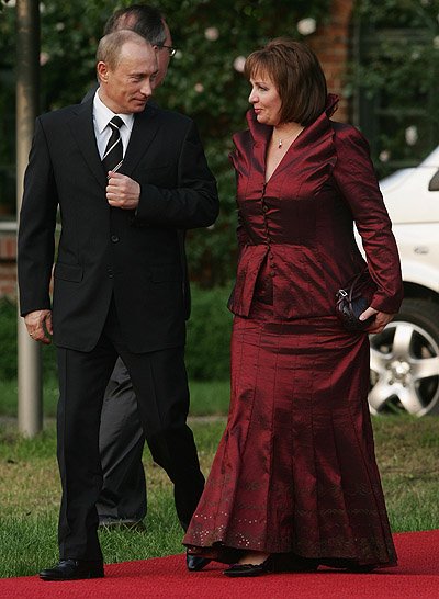 Владимир Путин с Людмилой Путиной (2007 год)