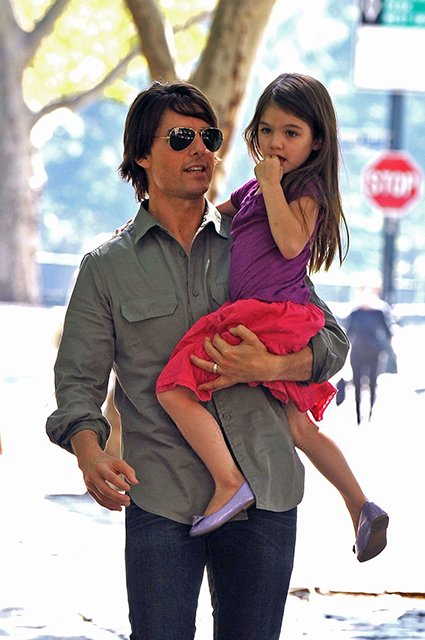 Том Круз с дочерью Сури