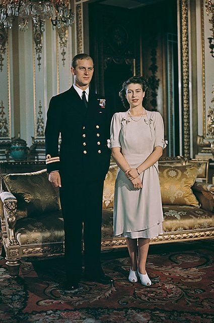 Принц Филипп и принцесса Элизабет