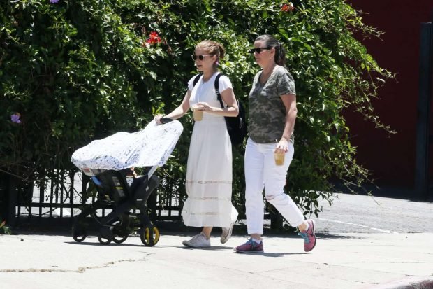 Kate Mara: Out with her newborn baby girl in Los Angeles-02