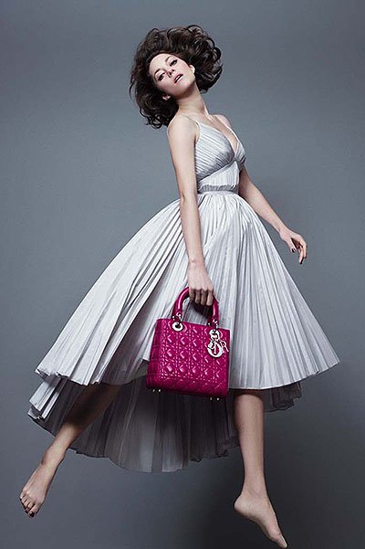 Марион Котийяр в рекламе Lady Dior
