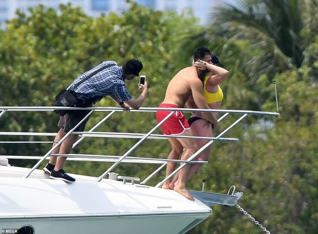 Britney Spears: Bikini candids on a Yacht in Miami -14
