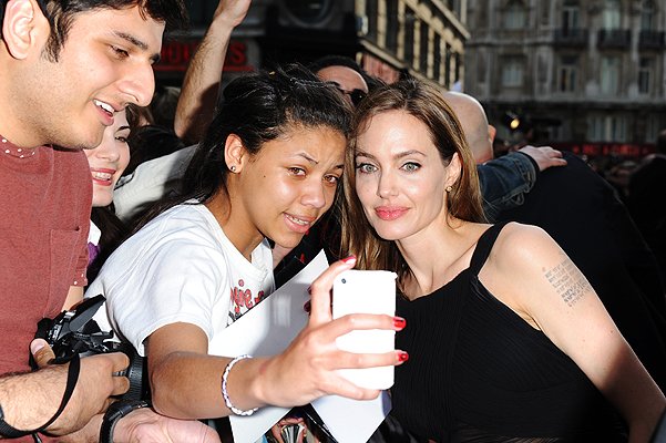 Анджелина Джоли и Брэд Питт на премьере 